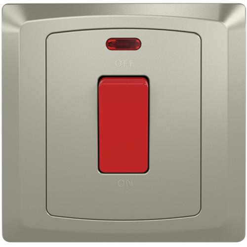 45A 1G DP SW+NEON SINGLE PL. MATT CHAMPA