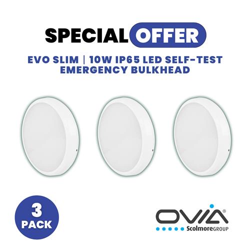 3PACK-EVO SLIM MINI 10W-S.Test-Emergency