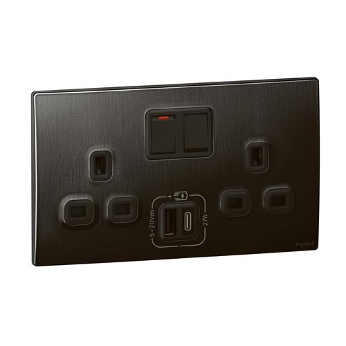 2G BS 13A SP SW USB A+C 27WPD