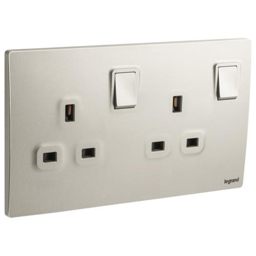 2G BS 13A DP SWITCHED SOCKET