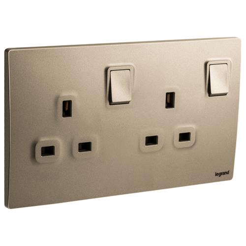 2G BS 13A DP SWITCHED SOCKET
