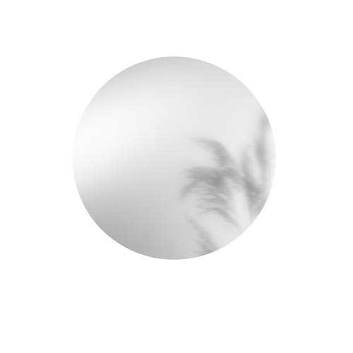 SPECCHIO TONDO 80CM ARGENTATO SENZA RAME