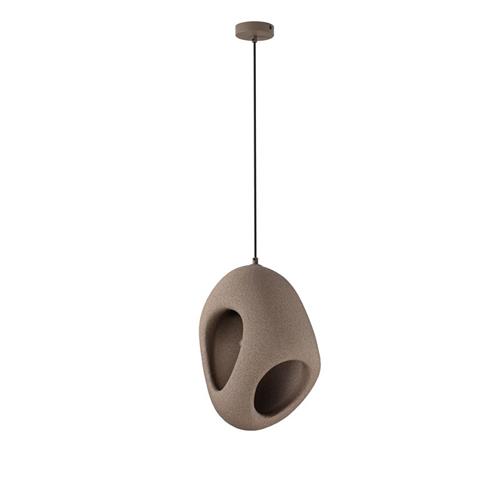 Stone Brown Polyurethane & Resin LED E27