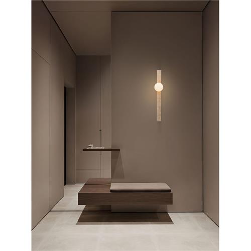 Natural Travertine Opal Glass LED G9 1x5