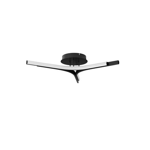 Triac Dimmable Matt Black Aluminium & St