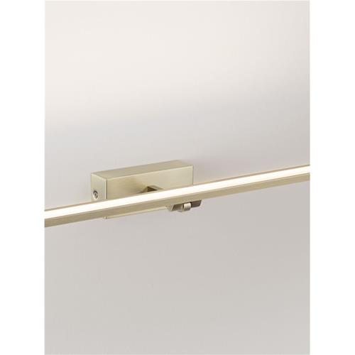 Brushed Gold Steel, Aluminium & Acrylic