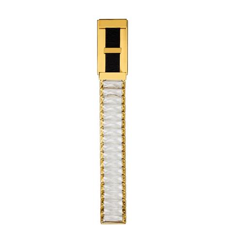 Triac Dimmable Gold Aluminium & Steel K9
