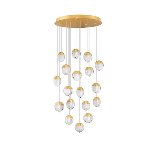 Triac Dimmable  Gold Aluminium & Cloud G
