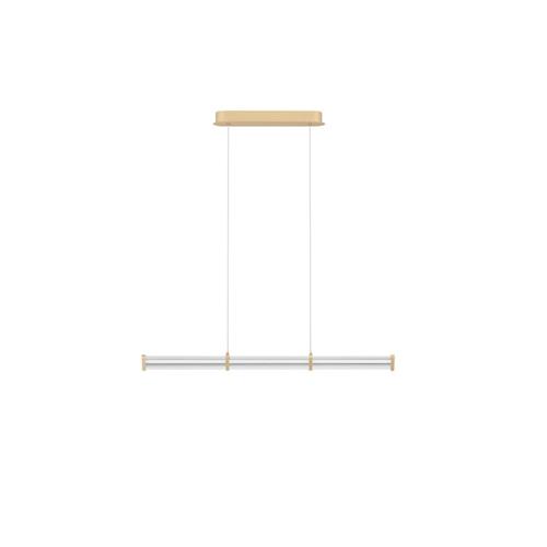 Triac Dimmable Brushed Gold Metal  & Cle