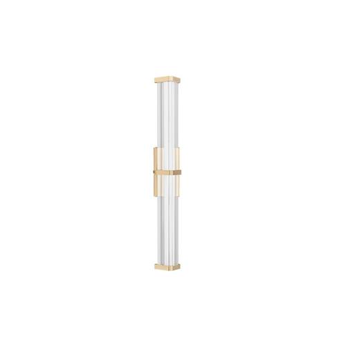 Triac Dimmable Brushed Gold Metal & Clea