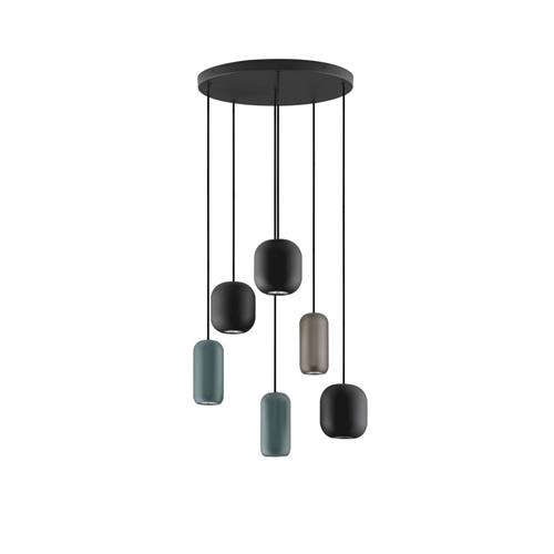 Sandy Black, Brown & Green Metal & Sandy