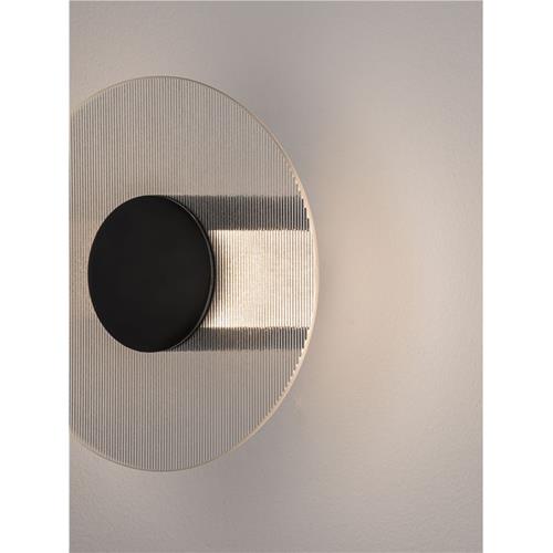 Clear Glass Matt Black Metal LED 6Watt 2