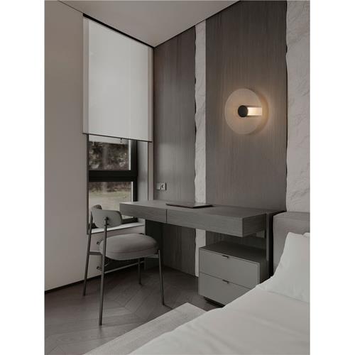 Clear Glass Matt Black Metal LED 6Watt 2