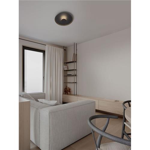 Sandy Black Steel, Aluminium & Acrylic L