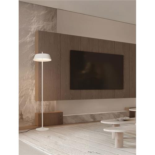 Dimmable Switch Matt White Steel, Alumin