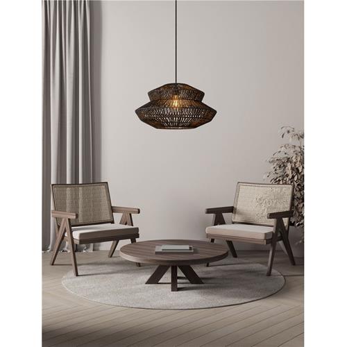 Black Rope  Sandy Black Steel Base & Fab