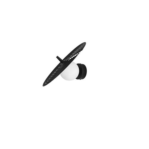 Sandy Black & White Steel & Acrylic LED