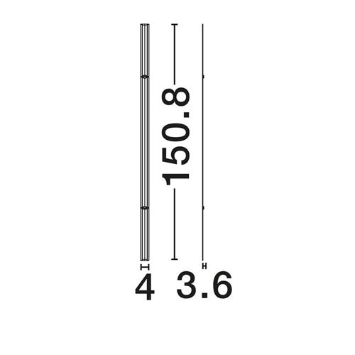 LED Module Aluminium Black   35W 3000K 2