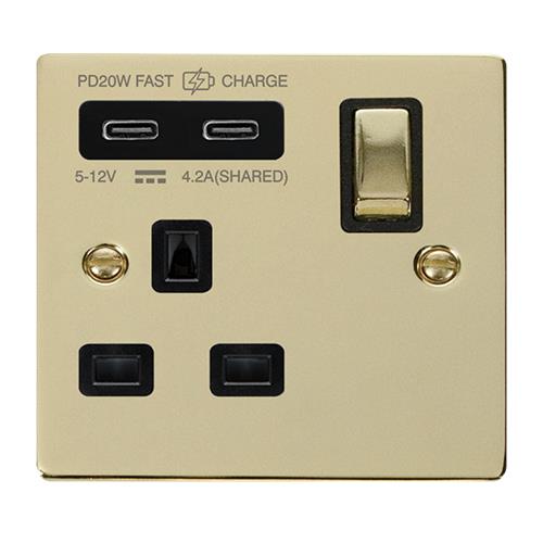 13A 1G C USB VPBR BK