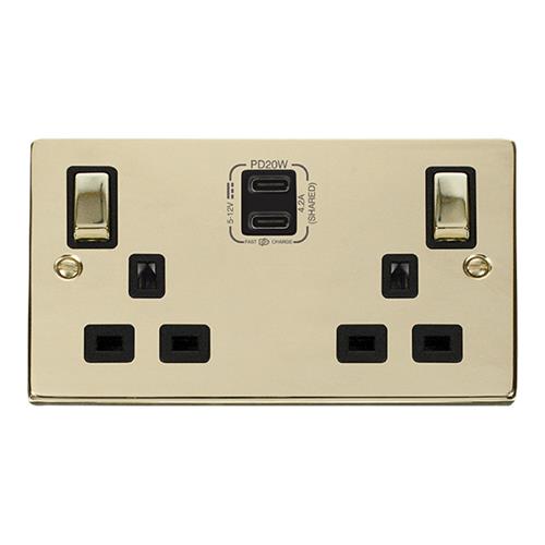 13A 2G C USB VPBR BK