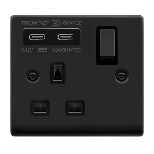 13A 1G C USB VPMB BK