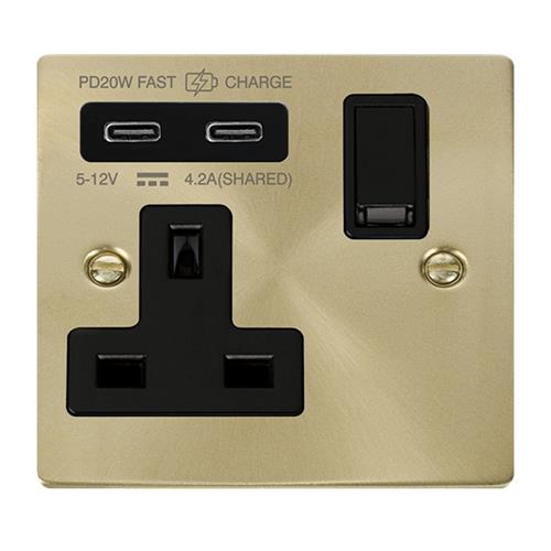 13A 1G C USB VPSB BK