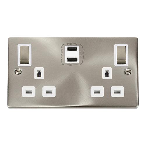 13A 2G C USB VPSC WH