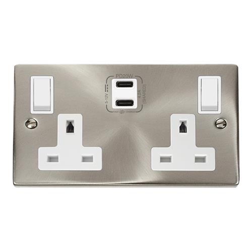 13A 2G C USB VPSC WH