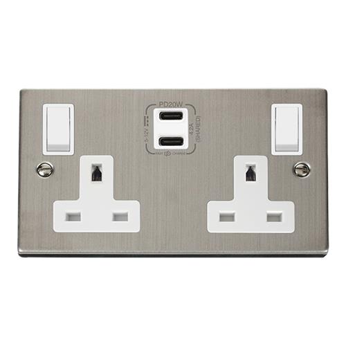 13A 2G C USB VPSS WH