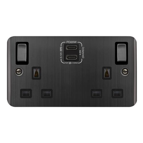 13A 2G C USB DPBZ BK