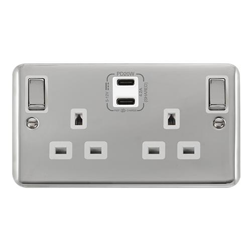 13A 2G C USB DPCH WH