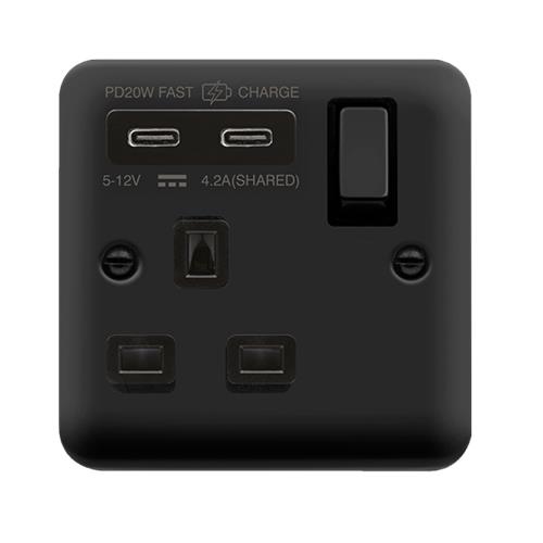 13A 1G C USB DPMB BK