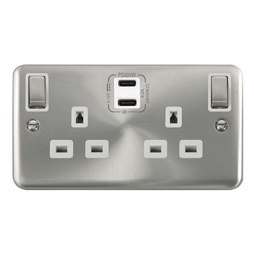 13A 2G C USB DPSC WH