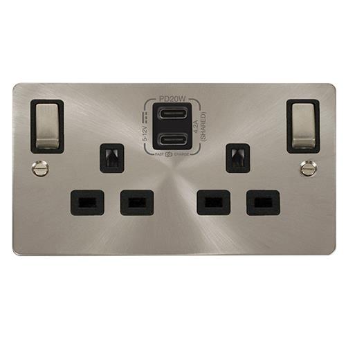 13A 2G C USB FPBS BK