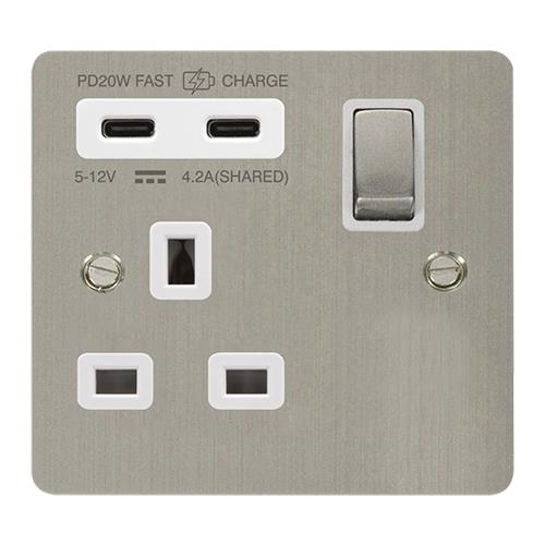 13A 1G C USB FPSS WH