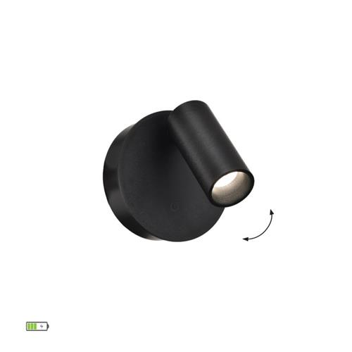 Rechargeable Magnetic Wall Light Black C