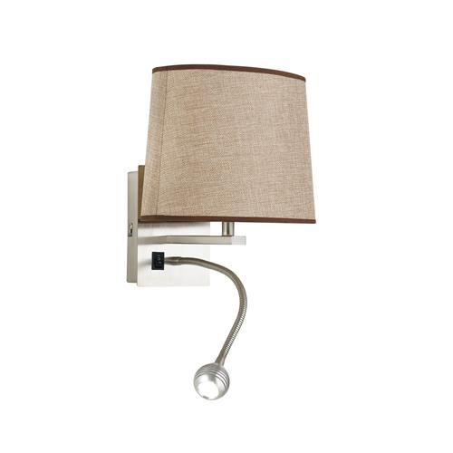 APPLIQUE LED + 1XE14 HELLY OVALE ECRU' 3