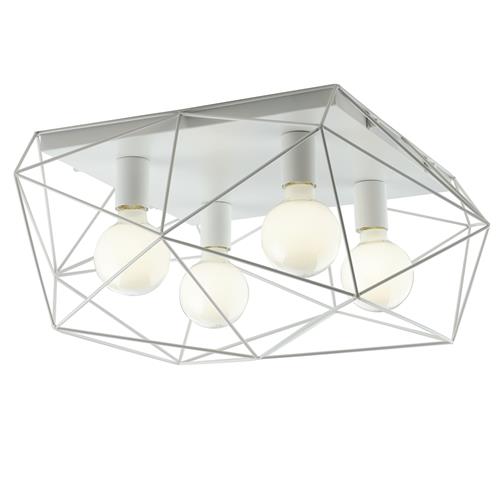 PLAFONIERA ABRAXAS BIANCA 4XE27 41,7X40X