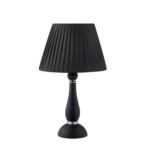 LUME ALFIERE NERO/CROMO 1XE14 32X54CM