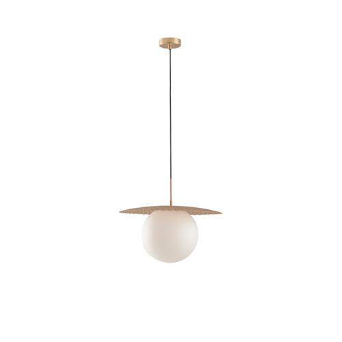 SOSPENSIONE CHAPLIN ORO 1XE27 45X45X159,