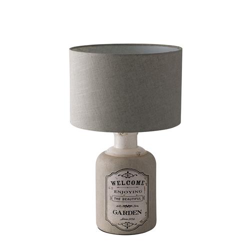 LUME FACTORY GRIGIO 1XE27 33X54CM
