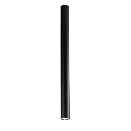 PLAFONIERA FLUKE TONDA NERA 1XGU10 5,5X5