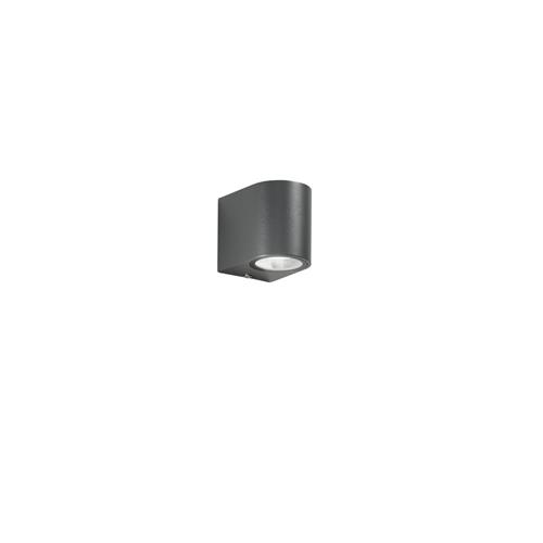 APPLIQUE ONE ANTRACITE 1XGU10 IP54 6,7X9