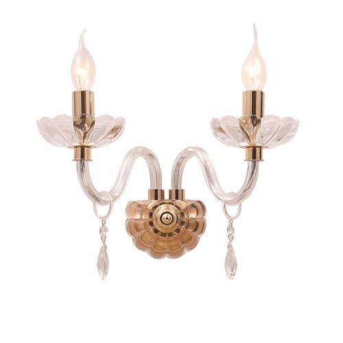 APPLIQUE RIFLESSO ORO 2XE14 40X18X35CM