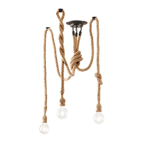 PLAFONIERA ROPE CANAPA 3XE27 250CM