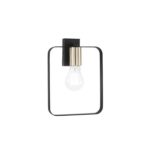 APPLIQUE SMITH NERA/ORO 1XE27 19,5X6X27C