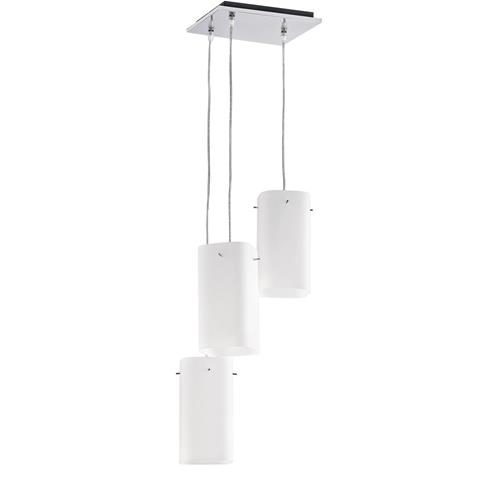 SOSPENSIONE SQUARE BIANCA 3XE27 25X25X23