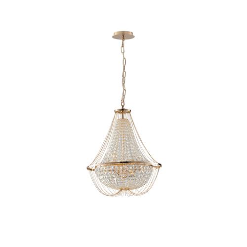 SOSPENSIONE VIENNA ORO 4XE14 45X120CM
