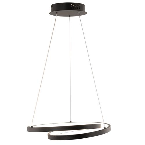 SOSPENSIONE LED LIEVE NERA 30W 4000LM CC