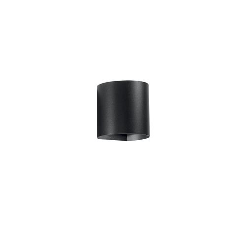 APPLIQUE BIEMISSIONE LED GOLF NERA 2X3W